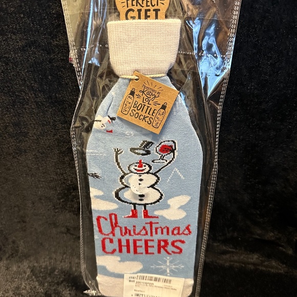 Christmas Cheer LOL Snowmen Bottle Socks by Primitives by Kathy - Picture 2 of 11